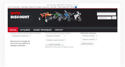 Desktop Screenshot of motodiscount.fr
