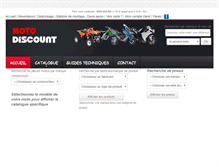 Tablet Screenshot of motodiscount.fr